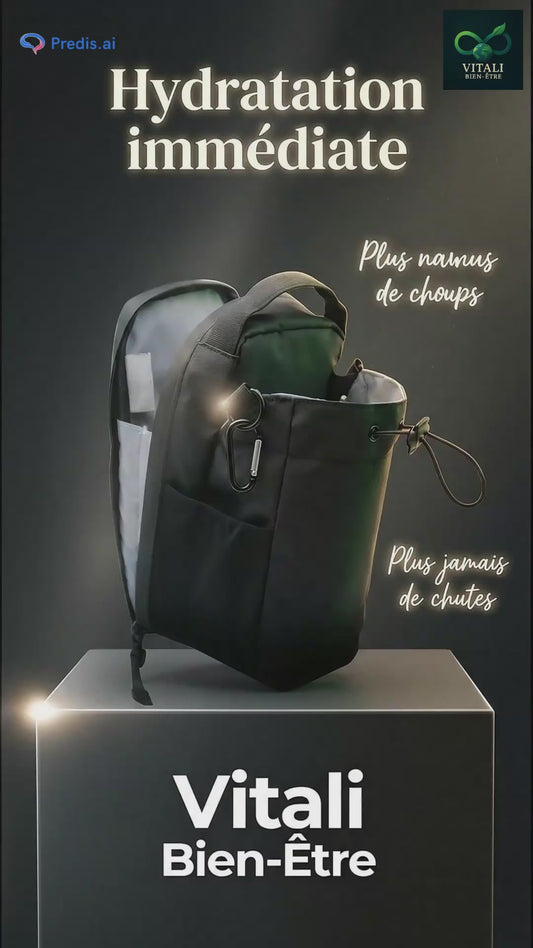 Gourde Magnétique Vitali — L’hydratation, en mieux